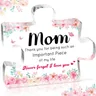 Muttertagsgeschenke für Mama von Sohn und Tochter, Muttertagsgeschenkideen – Graviertes Acrylschild als Muttergeschenk, Geburtstagsgeschenk für Mama