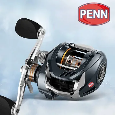 PENN Baitcast Reel，Bearing 18+1, Gear 7:2:1, Braking Force 15kg, Stainless Steel Bearing, Adjustable From 1 To 9 Gears