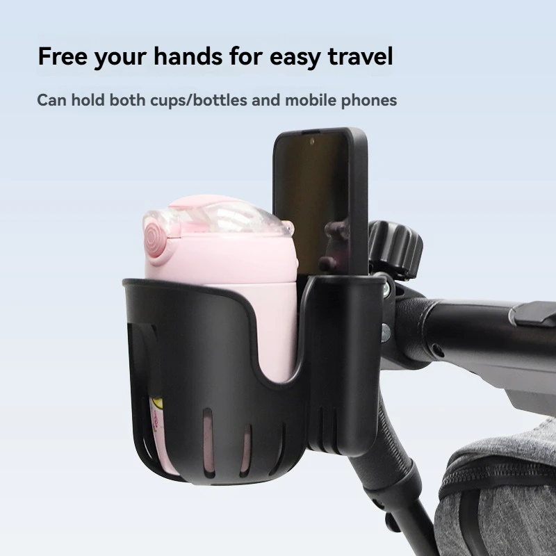 Baby Kinderwagen Wasser Tasse Halter kinder Auto Flasche Halter Kinderwagen Artefakt Wasser Flasche Halter 2in1 Tasse Halter Zubehör Image