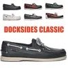 SEBAGO Herren Homme Authentic Docksides Schuhe – Premium-Moc-Toe-Bootsschuhe aus echtem Leder BF301