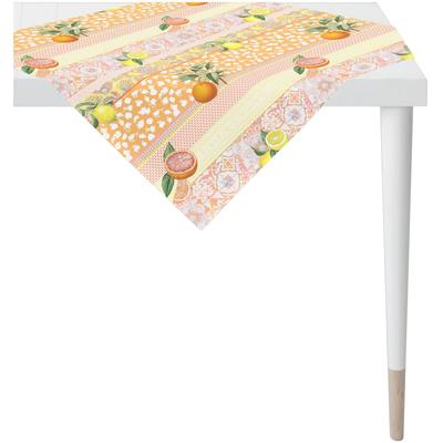 Mitteldecke APELT "6754", orange, B:88cm L:88cm, Baumwolle, Tischdecken Image