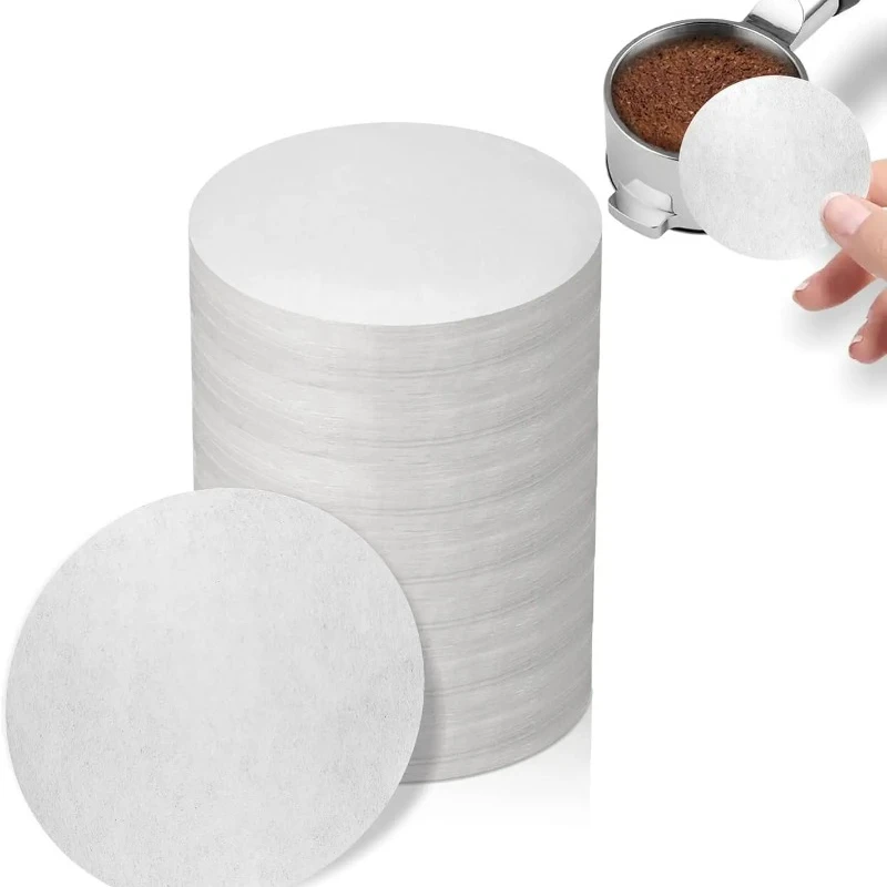 500 Stück Kaffee-Papierfilter, 58 mm ungebleichter Espresso-Filter, Puck-Sieb, Siebträgerpapier, kompatibel mit Breville Barista, Mr