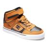 Sneaker DC SHOES "Pure High-Top EV", Kinder, Gr. 11(28), rot (grau, rot), Obermaterial: Leder / Futter: Textil / Außensohle: Gummi, Schuhe