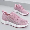 Schuhe für Frauen schnüren rosa Sport Frau Schuhe laufen Turnschuhe sportliche städtische