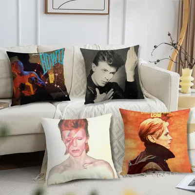 Sänger D-David B-Bowie Kissenbezug für Sofa, Nachttisch, Schlafzimmer, Rückenlehne, Wohnzimmer, Image
