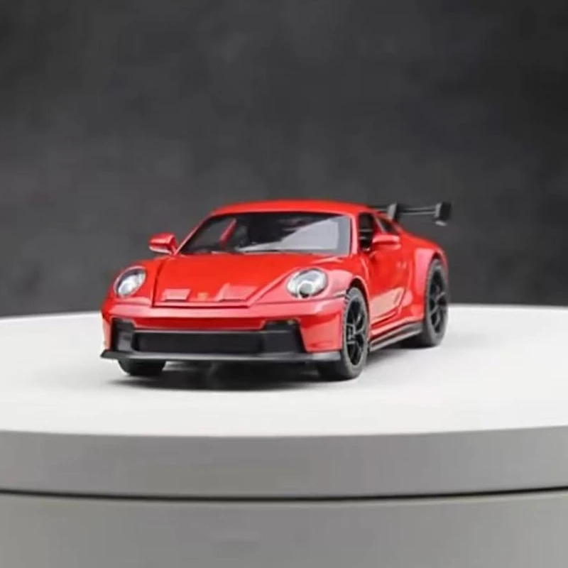 1:32 Porsche 911 GT3 Hohe Simulation Diecast Metall Legierung Modell auto Sound Licht Zurückziehen Sammlung Kinder Spielzeug Geschenke F582 Image