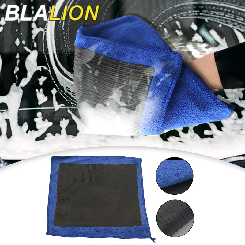 BLALION Moto Car Cleaning Magic Clay Tuch, saugfähiger Lappen für die Autopflege, Waschhandtuch mit blauem Ton, Handtuch, Waschwerkzeug Image