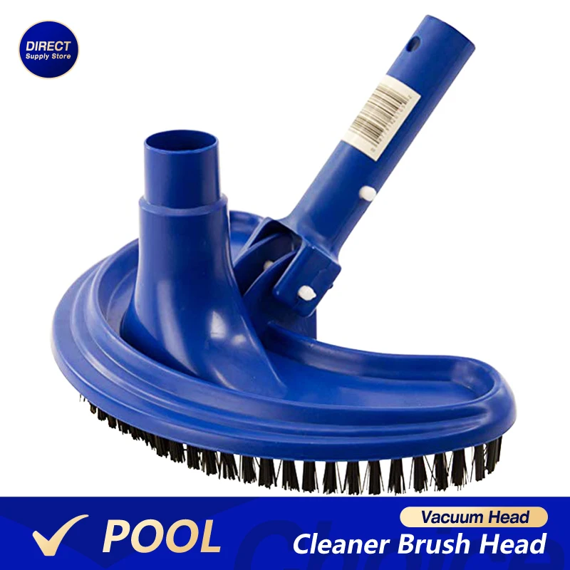 Vakuum Kopf Bürstenreiniger Pool Saugkopf Bürstenreiniger Halbmond Flexibles Schwimmbad Reinigungswerkzeug Gebogener Bürstenkopf Image