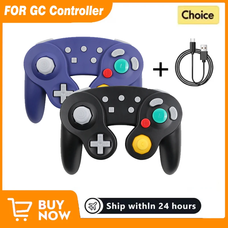 Bluetooth Gamepad Wireless GC Controller Für Schalter Gamecube Kompatibel Mit Nintendo Schalter/Lite Für PC Joystick Turbo Funktion Image