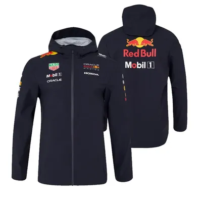Red Bull Racing F1 Team 2025 Water Resistant Jacket Unisex Verstappen Official Uniform Driver Jacket
