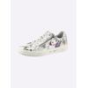 Sneaker JANA, Damen, Gr. 41, bunt (weiß, bunt), Lederimitat, sportlich, Schuhe