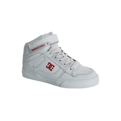 Sneaker DC SHOES "Pure High-Top EV", Kinder, Gr. 13(30,5), rot (grau, rot), Obermaterial: Leder / Futter: Textil / Außensohle: Gummi, Schuhe Image