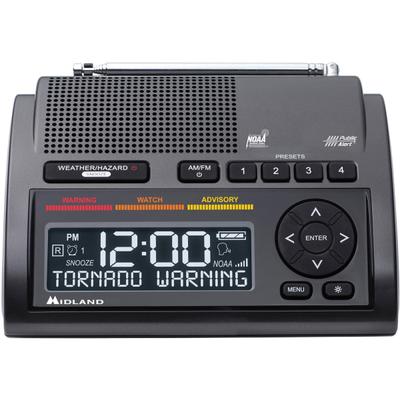 Midland Wr400 Emergency Alert Weather Radio - With Noaa All Hazard, Weather Disaster - Am/fm - Specific Area Message Encoding (Same)7 Weather