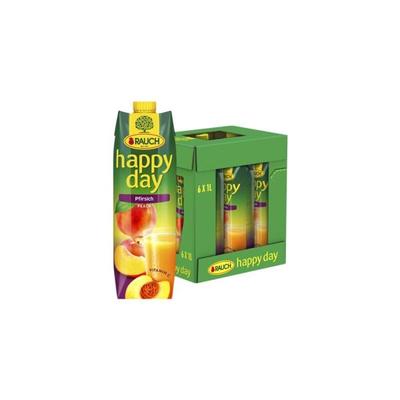 happy day 6er-Pack Fruchtnektar »Pfirsich« 1 Liter Image
