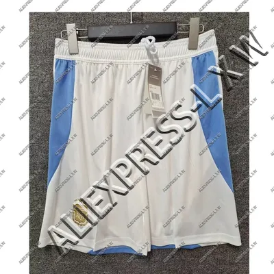 2025 New National Team Home and Away Football 3D Printed Training Shorts for Argentina, Italy,