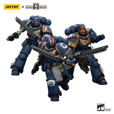 JOYTOY Warhammer 40k 1/18 Action Figures 12.8cm Ultramarines Lieutenant Titus-Collectors Edition