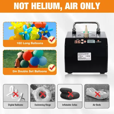 Portable Air Blower Lagenda Electric Balloon Pump Balloon Inflator Party Machine