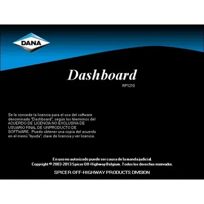 EPC-SOFTWARE Hyster Dashboard 1dana Software V3.8.11