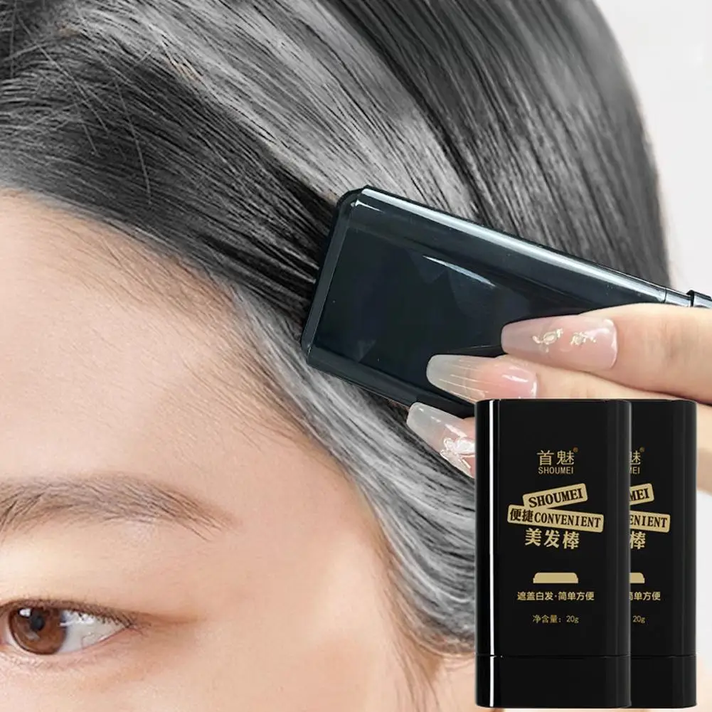 Bastoncino per capelli in 4 colori Artefatto per copertura dei capelli grigi Nessuna perdita di colore Bastone per tinture per capelli usa e getta Radici dei capelli Tintura e colore dei capelli