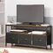 Meuble TV 55 pouces pour salon, meuble TV avec 3 tiroirs, centre de divertissement, table console TV