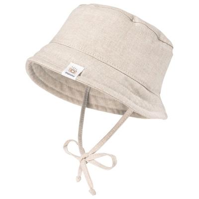 maximo - Kid's Baby Hütchen Futter Bindeband UV 15 - Hut Gr 43 cm light beige melange Image