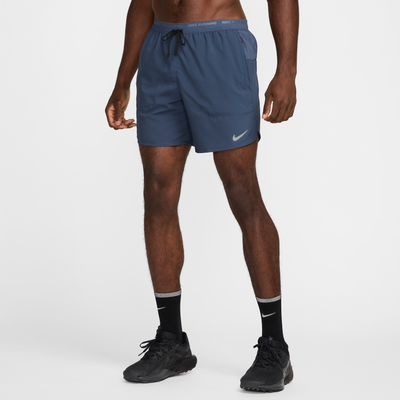 Nike Stride Men's Dri-FIT 18cm (approx.) Brief-Lined Running Shorts - Blue - Polyester