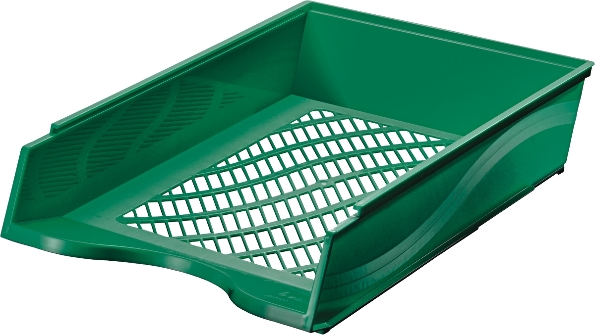 Bene Briefkorb C4 Polystyrol grün Packung mit 10 Stück Image