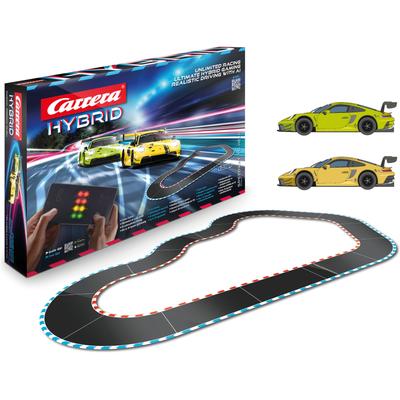 Autorennbahn CARRERA "Carrera Hybrid, Speedway to Hell", bunt, Autorennbahnen, Kinder, mit APP Steuerung Image