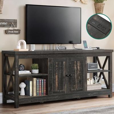 TV Stand with Power Outlets for Up to 65 Inch - 58 inches