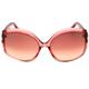 Tom Ford Womens Gradient Bordeaux Lens Shiny Pink Framed Sunglasses - One Size | Tom Ford Sale | Discount Designer Brands