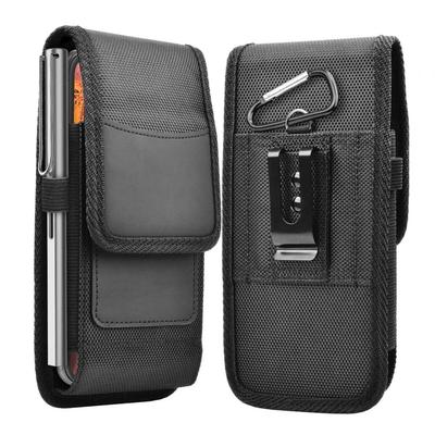 TEMU Mobile Phone Case With Belt Clip Compatible Galaxy S24 Ultra - Practical Protective Case With Carabiner Hook And Pen Holder, Everyday Use, , High-quality Oxford Material, 360 Degree Protection Image