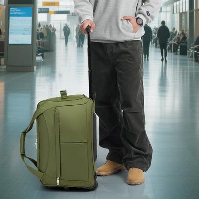 TEMU 1pcs Of 55cm Soft Suitcase Luggage Kono Durable Folding Bag With Features And Multi Compartment, Luggage For Travel Image
