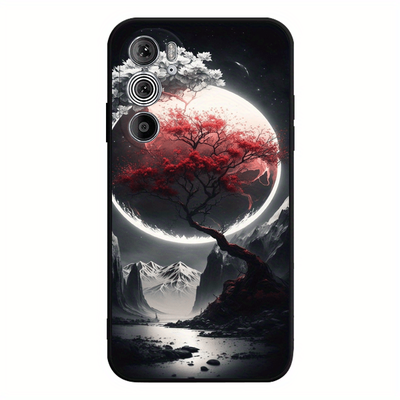 TEMU Moon Tpu Case For For Moto Edge X30 S30 E7 E32 E30 E40 E22s E22i G73 G72 G71 G53 G52 G82 G51 G42 G32 G41 G30 G10 G20 G22 G23 E13 Ace G9 X40 G84 G54 G14 Lite Anti-fall Case Gift Image