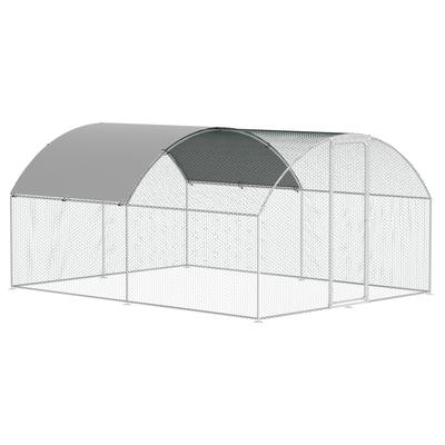 TEMU Chicken Coop 300x400x200cm Xxl Chicken Coop With Pe Galvanized For Poultry, Ducks, Rabbits, And Small Animals – Large Cage And Enclosure For Safe And Comfortable Free-range Living Image