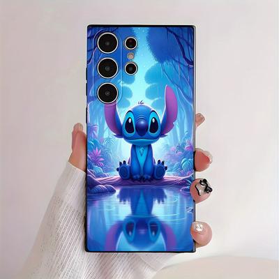 TEMU Has Authorized Valentine's Day And Easter 1pc, Phone Case, Stitch, Protective Shell , Cases For S24 S23 S22 And A53 A55 Series, Mobile Phone Protective Case, Anti-fall, Anti-scratch. Image