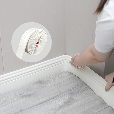 TEMU 1pc Easy-install Adhesive Panel | Modern Kitchen Cabinet & Countertop Edge Decor | , Self-adhesive | Flexible Bottom Panel | Home Improvement Accessory, Kitchen Decor And Accessories Image