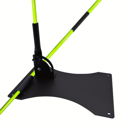 TEMU Golf Swing Trainer Stand, Black Iron Rod Holder For Practice - Ideal For Halloween, Christmas, Valentine's, Thanksgiving, Father's Day Image