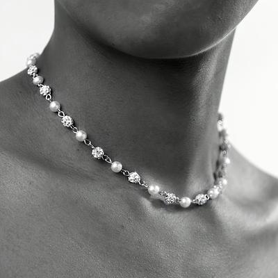 TEMU 1pc Simple And Fashionable High-end Men's Necklace - A Minimalist And Stylish Design, A Modern And Elegant Look Image