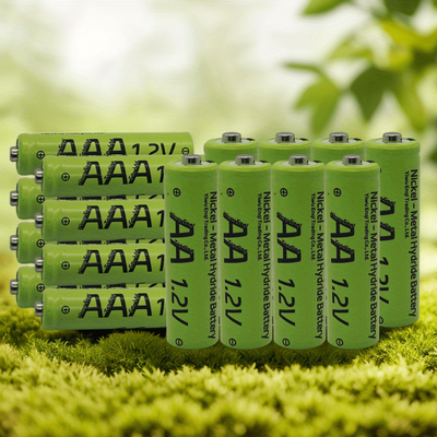 TEMU 12-20pcs Aa/aaa 1.2v Rechargeable Hydride Batteries, Aa-aaa Rechargeable Battery Set Image