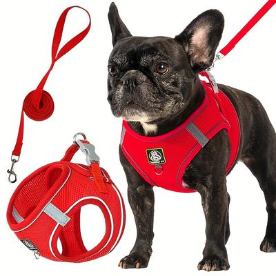 TEMU 601 Small And Medium Dog Walking Harness + Leash Set 2pcs, Without Battery Image