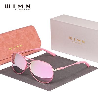 TEMU Wimn World Elegant Pink Fashion Glasses - , , Polycarbonate Lenses, Metal Hinges, Includes Cleaning Cloth & Decorative Box, Fashion- Looks! Image