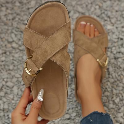 TEMU Women's Slippers Slip-on Flip Flops Comfortable Women's Shoes Image