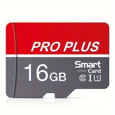 TEMU Microdrive Memory Card Card - U3 Class 10, 8gb/16gb/32gb/64gb/128gb/256gb, Gray Red, With Sd Adapter, Ideal For Smartphones & Tablets, Card Adapter, Microdrive Image