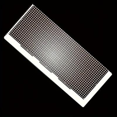 TEMU Stainless Steel Diamond Painting Grid Ruler With 1020 Empty White Grids - 5d Diy Crafts, Silvery Metal Art Storage And Transportation Accessories Image