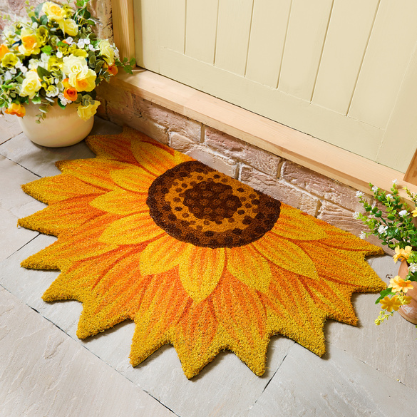 Fußmatte in Sonnenblumen-Design XL Image