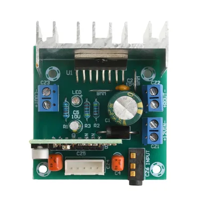 AC/DC12V TDA7297 Bluetooth-Leistungsverstärker mit AUX 3,5-mm-Anschluss Stereo-Digital-Audio 15 W + Image