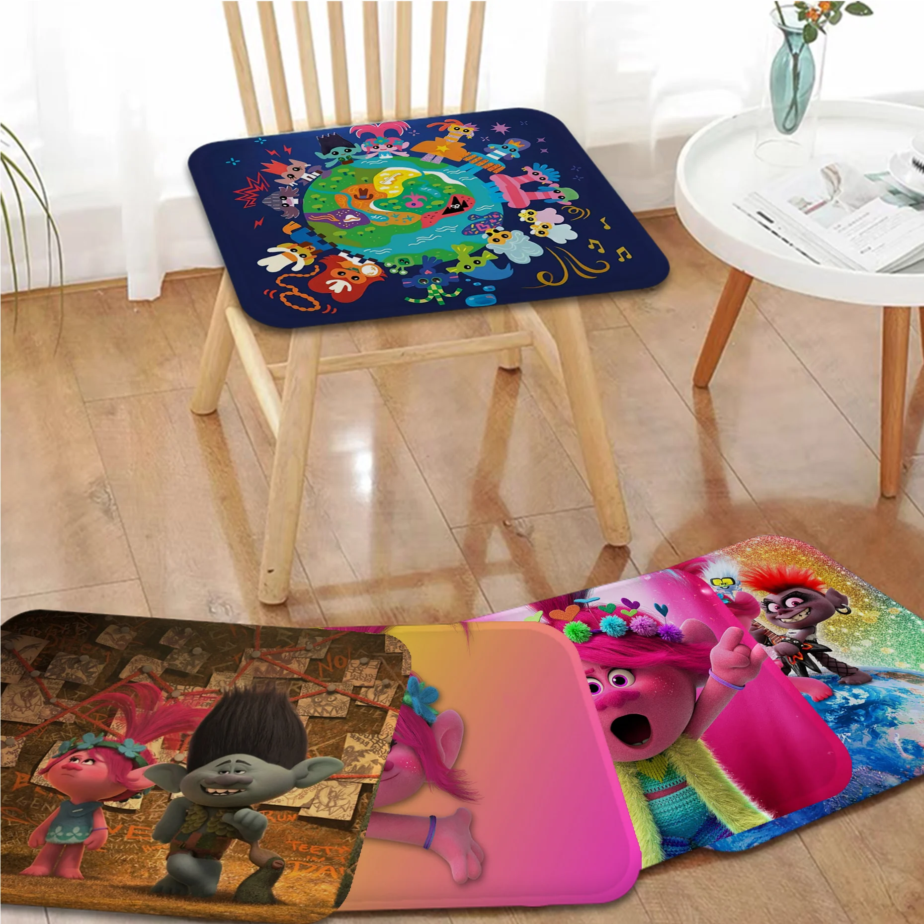 Trolle Cartoon quadratischen Esszimmers tuhl Kissen kreisförmige Dekoration Sitz für Schreibtisch Stuhl Matte Pad Image