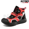 Kinder-Radsportschuhe, Straßenlaufrad-Schuhe, Schiebe-Trainingsschuhe, Fahrradrennen, flache Schuhe, Kinder-Motorradstiefel, Größe 26–3