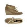 Janet Sport Damen Stiefelette, Gr. 40, beige, Leder