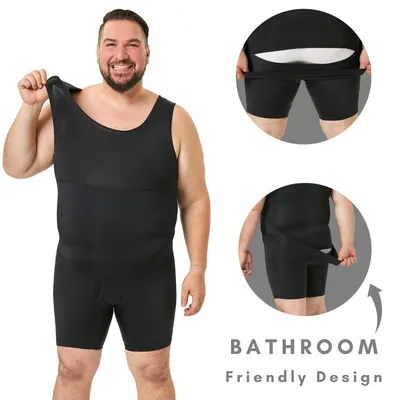 Neueste Herren-Shapewear, Badezimmerfreundliches Design, Ganzkörperformer, Faja Para Hombre, Bauchkontrolle, Body Shaper-Overall Image